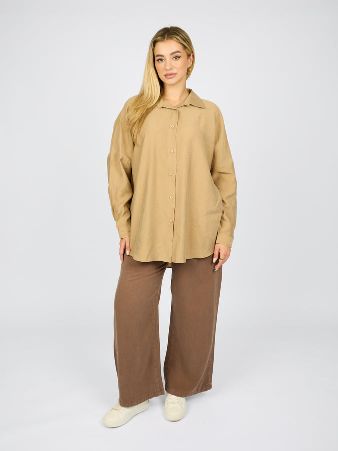 Free size lyocell shirt