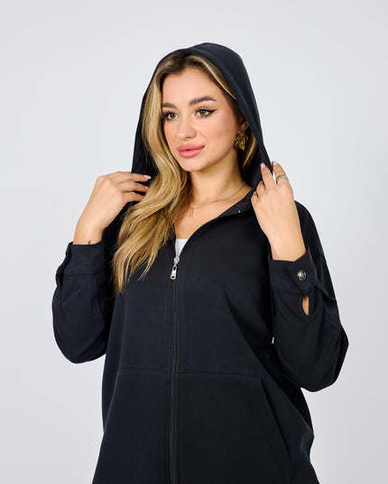 Modal hooded jacket
