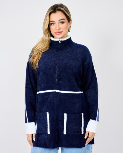 Wool Jacket with Zipper