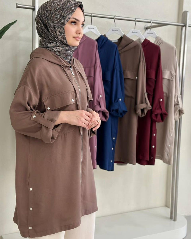 Buttoned Longline Shirt