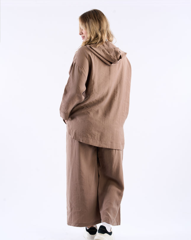 Hooded zippered set
