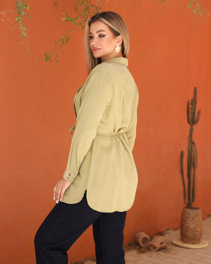 Shirt with belt
