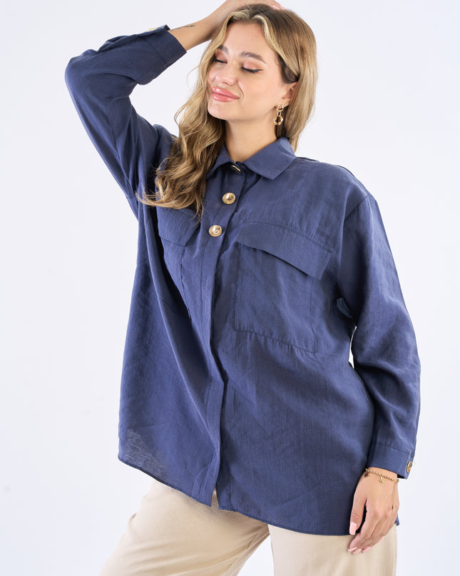 Golden buttons shirt