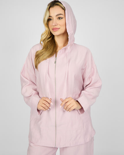 Hooded zippered set