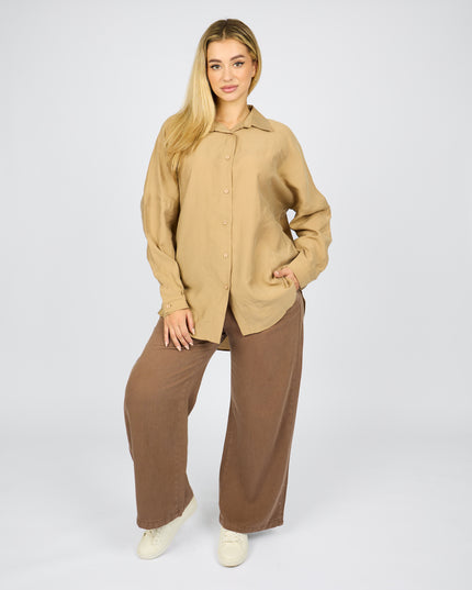 Free size lyocell shirt