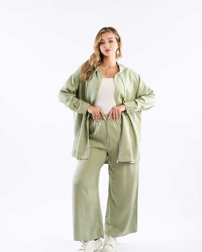 Hooded tensel set