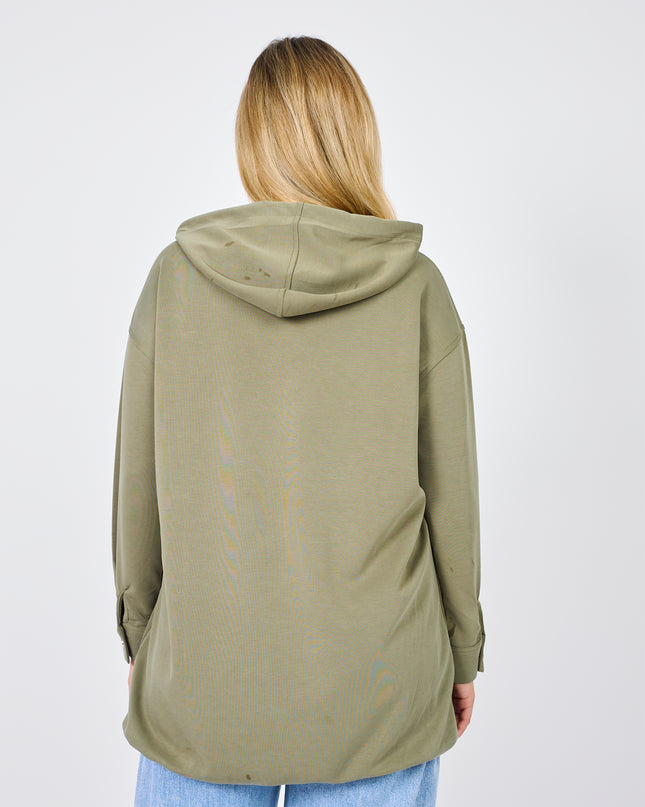 Modal hooded jacket