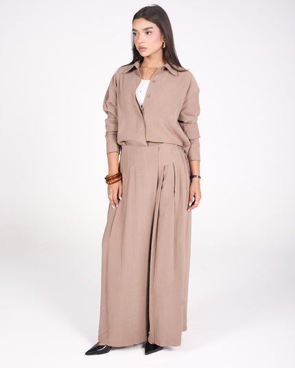 Pleated set
