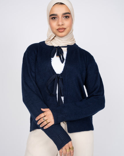 Ribbon cardigan