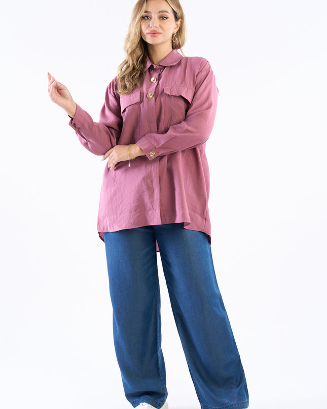 Golden buttons shirt