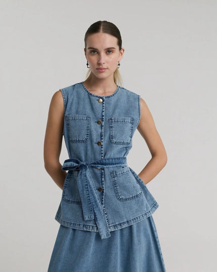 Vest skirt set