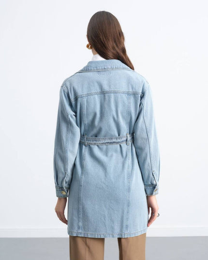 Classic Denim Trench