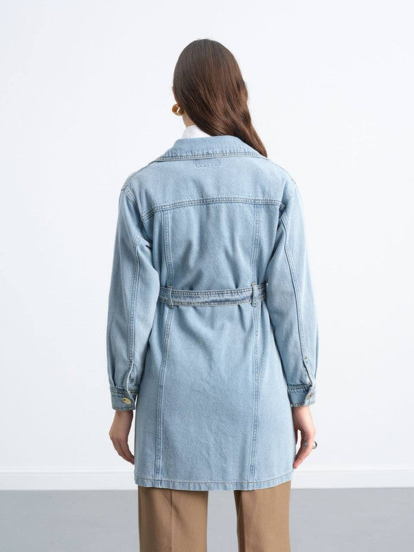 Classic Denim Trench