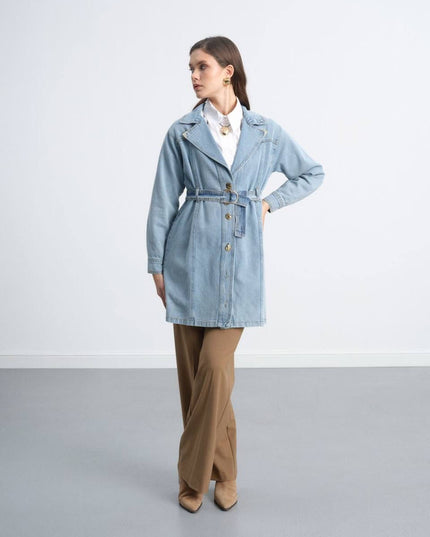 Classic Denim Trench