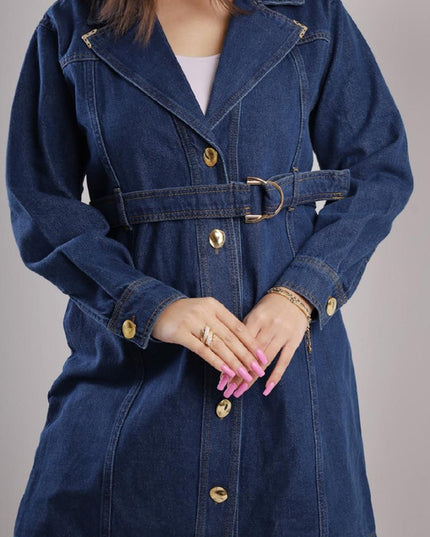 Classic Denim Trench