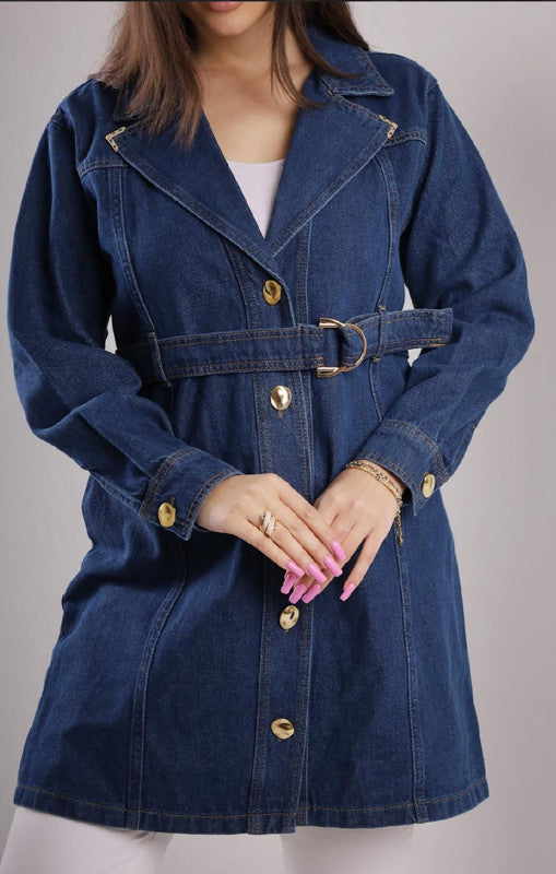 Classic Denim Trench