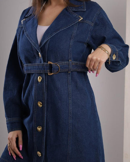 Classic Denim Trench