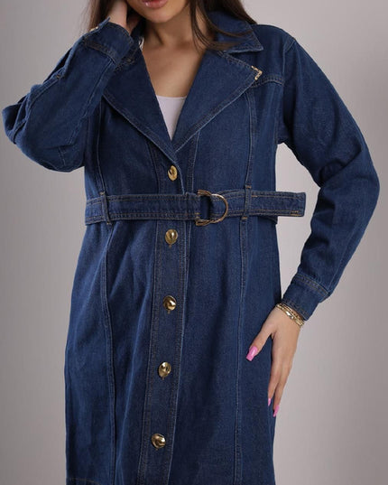 Classic Denim Trench