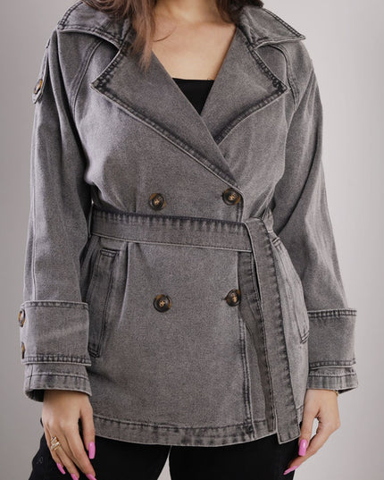 Double-Breasted Trench Coat
