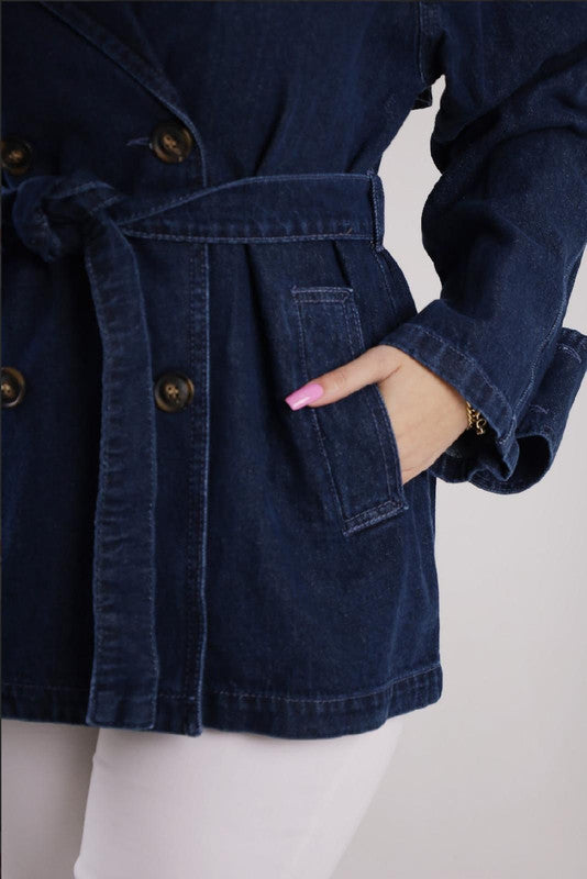 Double-Breasted Trench Coat