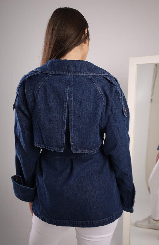 Double-Breasted Trench Coat