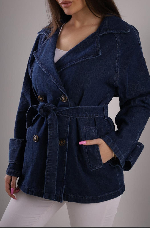 Double-Breasted Trench Coat