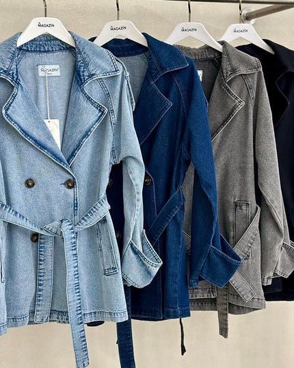 Double-Breasted Trench Coat