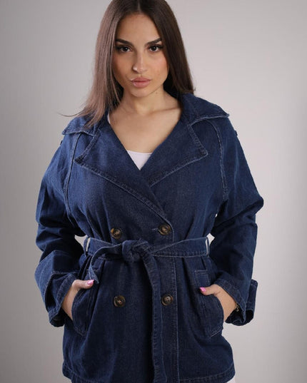 Double-Breasted Trench Coat