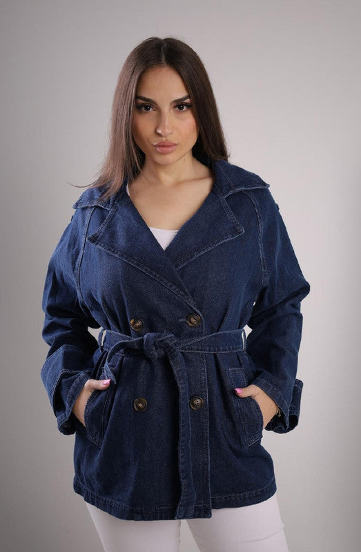Double-Breasted Trench Coat